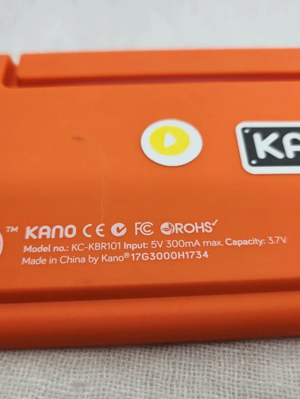 Kano KC-KBR101 orange wireless keyboard (no usb)